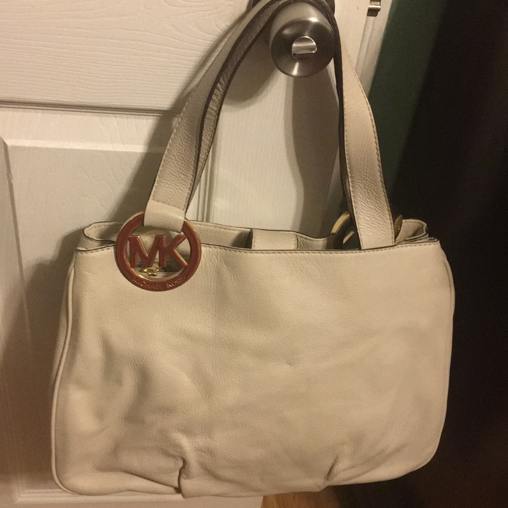 Michael Kors Beige Satchel